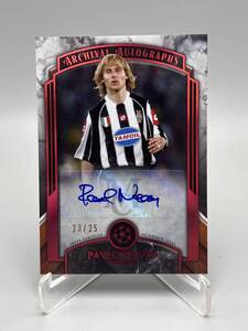 【25枚限定】2022-23 Topps Museum Collection パヴェル・ネドヴェド Pavel Nedved 直筆サインカード Auto Juventus