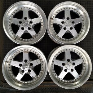 管理番号:S7-218【４本価格】【16x7J 16x8J 5x114.3 ET+21 ハブ66】WORK Equip・店頭引取可能・下取り可能