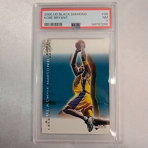 【PSA 7】コービー・ブライアント Kobe Bryant 2000 NBA ロサンゼルス レイカーズ UD BLACK DIAMOND #38 トレーディングカード 送料無料