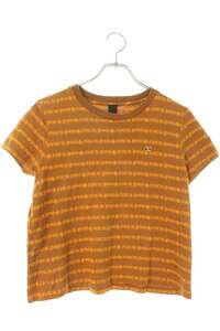 クロムハーツ Tシャツ Y Not Stripe Tee サイズ:L マティボーイワイノットCHプラスボーダーTシャツ 中古 SJ02