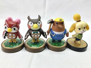 任天堂　アミーボ　どうぶつの森　しずえ・フータ・フーコ・リセットさん　本体のみ　現状販売品　amiibo　ゲーム　同梱OK　1円スタート★H