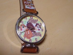 珍品　デザイン　DISNEY　CHIP　 N　DALE　女性用腕時計