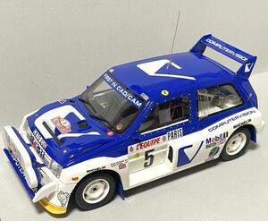 otto 1/18 MGメトロ 6R4 RMC No.5 T.ポンド 1986 ラリーモンテカルロ COMPUTERVISION