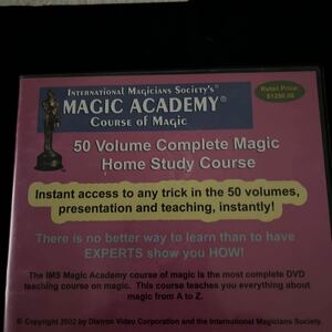 【マジックDVD】I.M.S. MAGIC ACADEMY Couse of Magic 50 Volume Complete Magic Home Study Course