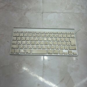 ♪M♪ Apple ワイヤレスキーボード A1314 日本語配列 パソコン パソコン周辺機器 キーボード ホワイト 中古品 ♪A-240850