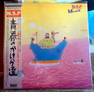 ■美品■NSP２LP/〈BESTALBUM 青春のかけら達〉写真集(貼付)付