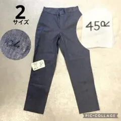 【美品】45R、コットンリネンパンツ、2サイズ