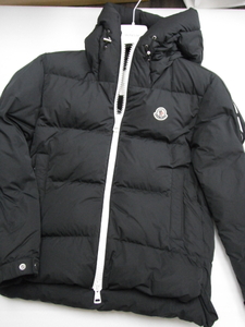 美品 正規品 MONCLER モンクレール 21/22AW IDIL メンズ フード付き ダウンジャケット サイズ1 ブラック Z-D