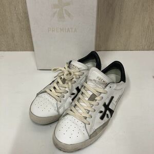 箱付き★【PREMIATA】プレミアータ★ローカットスニーカー STEVEN スティーブン White Edition サイズ36 4715 12