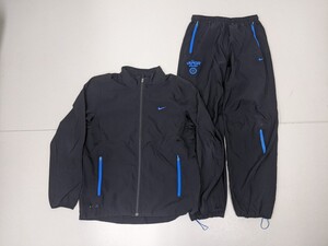 17．NIKE ナイキ DRI-FIT VAPOR SYSTEM 2点 上下 セットアップ トレーニング ジャケット パンツ スポ―ツ ウェア　 メンズM 黒青 y910