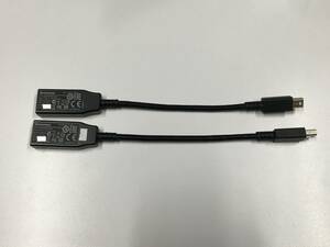 A18802)Lenovo TYPE2-PS8402A Mini DisplayPort to HDMI アダプター 現状中古動作品2本セット＊複数あり