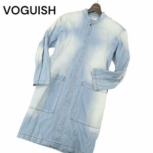 VOGUISH ヴォーギッシュ ルパート 通年 USED加工★ デニム ロング スプリング コート ショップコート Sz.L　メンズ　C4T02270_3#O