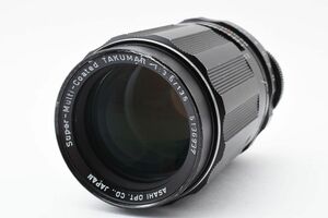 4196 【難あり品(ジャンク）】 Asahi Pentax 135mm F3.5 Super-Multi-Coated Takuma MFズームレンズ 1021