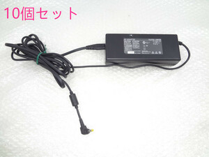 複数在庫　10個セット　FUJITSU　ACアダプタ　SEC165P2-19.0 KD02902-4861 19V 7.9A　メガネケーブル付き　中古動作品