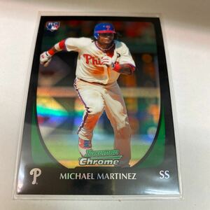 Michael Martinez RC 2011 Bowman Chrome Draft Refractors