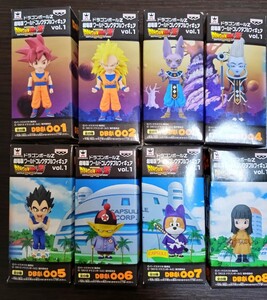 未開封品　ドラゴンボールZ 劇場版ワールドコレクタブルフィギュア vol.1 全8種セット 