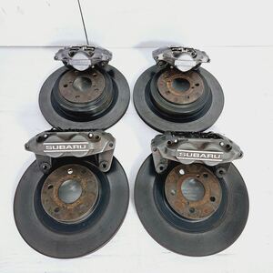 スバル インプレッサ WRX STI GDB ブレーキ キャリパー 4POT 2POT ローター セット GDA