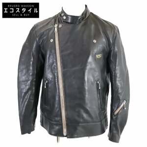 新品 Lewis Leathers ルイスレザー ｘHYSTERIC GLAMOURヒステリックグラマー 445 SUPER MONZA ラムレザー ライダースジャケットXLメンズ