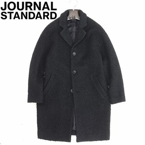 ◆JOURNAL STANDARD ジャーナルスタンダード ブークレ チェスター コート 黒 ブラック M