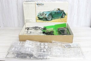 【行董】未組立 当時物 LS エルエス プラモデル 1/16 モーガン プラス8 ロードスター MORGAN Plus8 ROADSTAR 昭和レトロ 旧車 AJ006ABY06