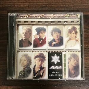 G3004 中古CD100円 AAA Miss you / ほほえみの咲く場所 (SINGLE+DVD)