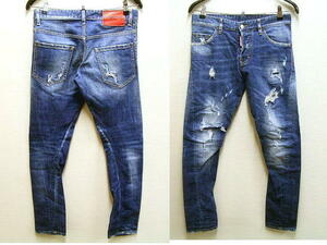 ◇即決[44]DSQUARED2 16SS SEXY TWIST JEAN S74LA0922 ストレッチ デニム セクシーツイスト スリム ジーン パンツ■511