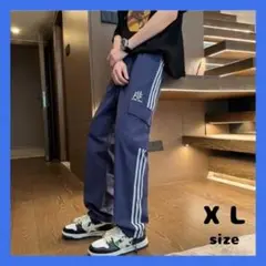 ズボン　パンツ　ワークパンツ　カーゴパンツ　ストレートパンツ　XL　ユニセックス