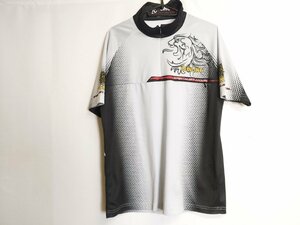 （管93450）サンライン PRO DRYシャツ(半袖) SUW-04212CW Lサイズ ライトグレー Tシャツ 鮎釣り 友釣り フカセ 磯釣り