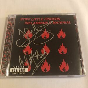 【サイン入り】stiff little fingers/inflammable material スティッフ・リトル・フィンガーズ