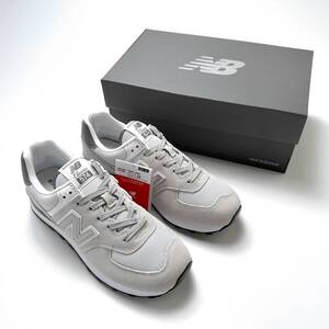 国内正規品 シーズナル限定 New Balance U574GS2 US8.5 26.5cm ライトグレー×チャコール 新品 スウェード M574 ML574 NB スニーカー