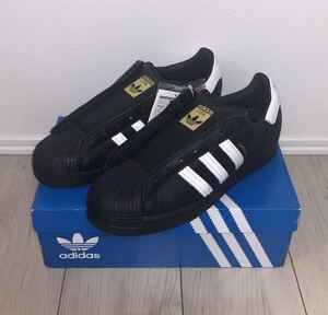 新品 adidas SUPERSTAR LACELESS FV3018 27.5cm アディダス オリジナルス スーパースター レースレス ブラック ホワイト 黒 白 super star