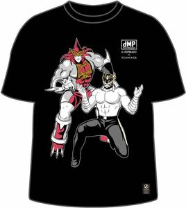 新日本プロレス Tシャツ エル・デスペラード キン肉マン スカーフェイス 鈴木みのる ゆでたまご IWGPジュニアチャンピオン バンバンビガロ