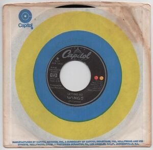 PROMO. MONO/STEREO VERSIONS【US　SINGLE】ウイングス/WINGS - LETTING GO PAUL McCARTNEY!