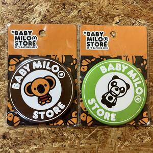 A BATHING APE BAPE BABY MILO STORE コンパクト ミラー 鏡 2個セット コアラ パンダ