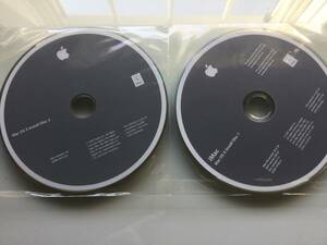 iMac 用 Mac OS X Install Disc 2枚組 @Mac OS version 10.4.10@ Apple 2007年の製品