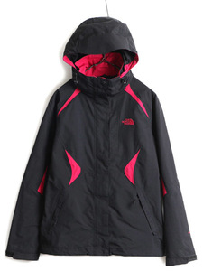 US企画 希少サイズ S ■ ノースフェイス HYVENT ナイロン フード パーカー ジャケット ( レディース ) 古着 The North Face マンパ 2トーン