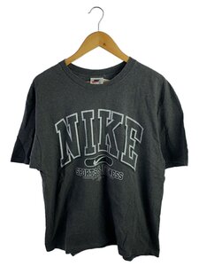 NIKE◆Tシャツ/L/コットン/GRY/無地