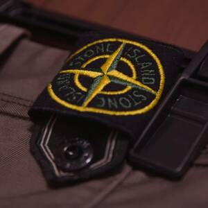 2008AW STONE ISLAND ストーンアイランド コットンツイル素材 チノ パンツ ワッペン & 紙タグ 付き カーキ Size 46 / CPカンパニー casuals