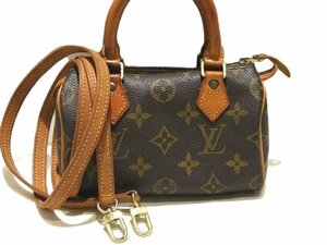 ヴィトン ミニスピーディ ショルダーストラップ付 ☆ ポーチ M41534 ▼ ショルダー ハンドバッグ モノグラム LOUIS VUITTON TH0937 5E6DS