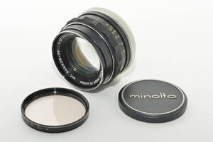 【外観特上級】ミノルタ MINOLTA MC ROKKOR-PF 55mm F1.7　#s10495