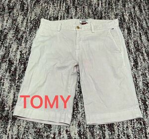 TOMMY JEANS■デニムハーフパンツピンク系 ウォッシュド32 トミージーンズ　 パンツ ハーフパンツ ショート　メンズ