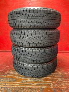 165/60/R15 77Q BRIDGESTONE BLIZZAK REVO GZ 製造年2016, 4本 80% バリ山 *282