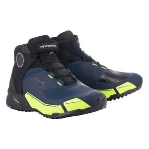 ★25％OFF★業販価格は問合せ下さい★新品アルパインスターズ　CR-X DRYSTAR RIDING SHOE BLACK DARK BLUE YELLOW FLUO 10.5(28cm)