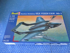 プラモデル レベル Revell 1/72 ホーカー シドレー シービクセン Hawker Siddeley SEA VIXEN 未組み立て 昔のプラモ 海外のプラモ