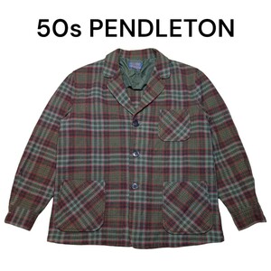 50s PENDLETON　ヴィンテージ　テーラードジャケット　古着　ペンドルトン