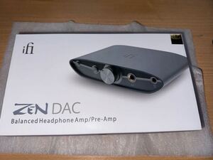 保証期間残り有　ZEN DAC 3 iFi Audio アイファイ オーディオ USB-DAC兼ヘッドホンアンプ　DSD512/PCM768/MQAフルデコード対応