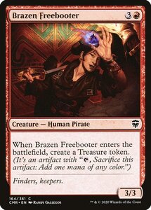 MTG ■赤/英語版■ 《鉄面連合の掠め取り/Brazen Freebooter》★FOIL★ 統率者レジェンズ　CMR