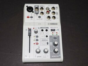 V258 YAMAHA ヤマハ AG03 MK2 ライブストリーミングミキサー ホワイト オーディオインターフェイス