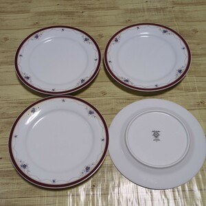 Noritake ノリタケ 洋食器　21 × 21 ×2cm　SILKROAD　4枚