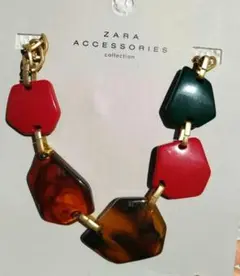 ■Zara■インパクトある原色■ゴージャス 大ぶりネックレス